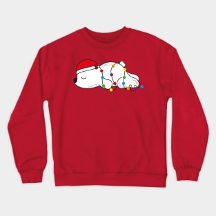 Lazy Christmas Polar Bear Crewneck Sweatshirt